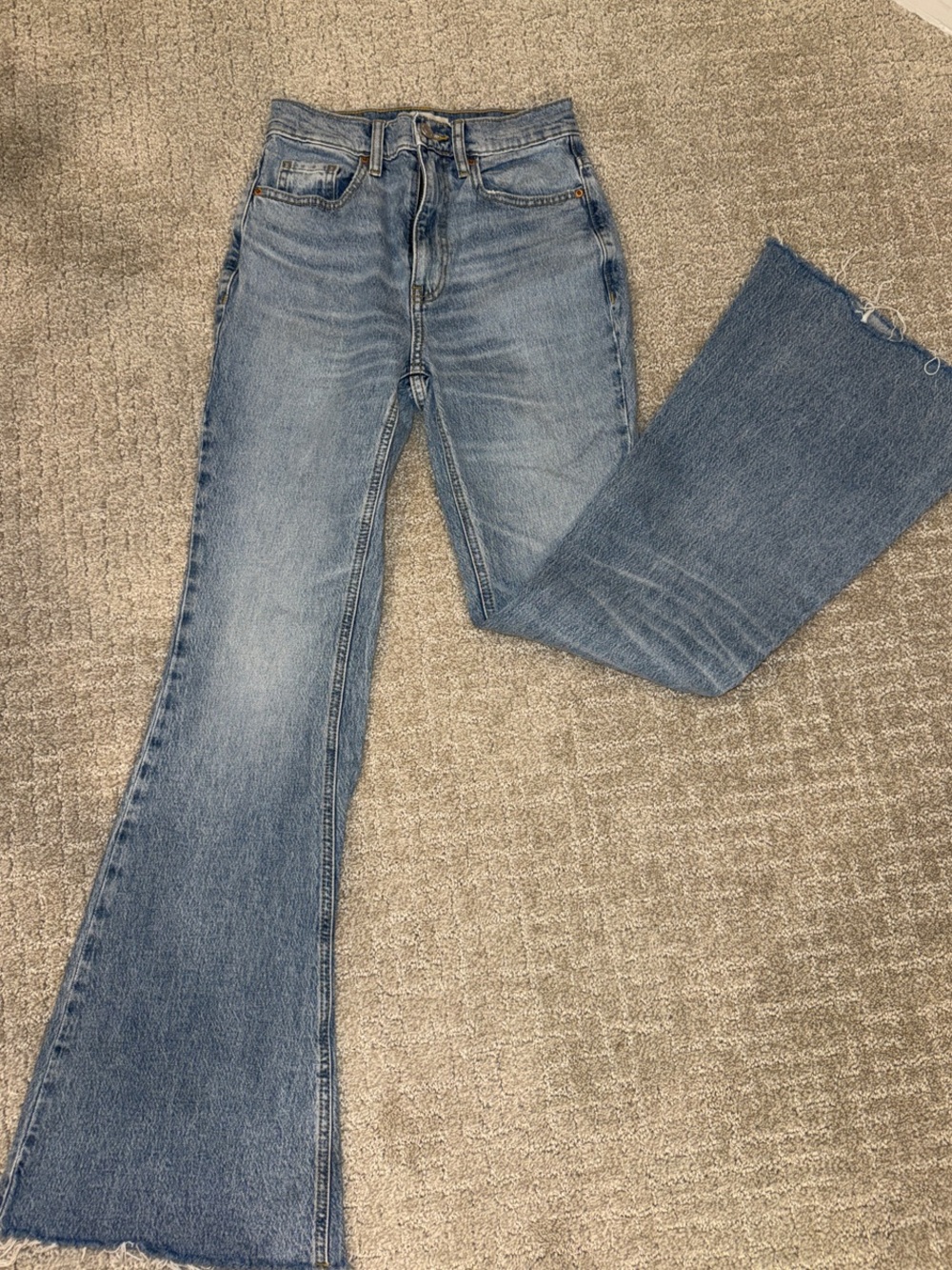 PacSun Women's Medium Light Blue Flare Jeans